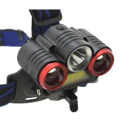 Lanterna de cabeça recarregável LED LED/USB 670lm 3000 mAh