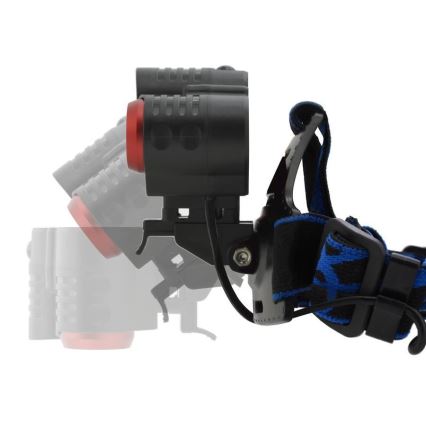 Lanterna de cabeça recarregável LED LED/USB 670lm 3000 mAh