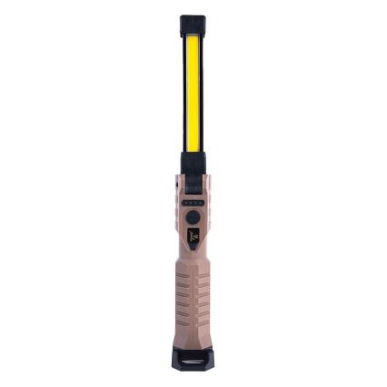 Lanterna de trabalho LED recarregável com função power bank LED/4W/5V IPX4 600 brilhante 2000 mAh