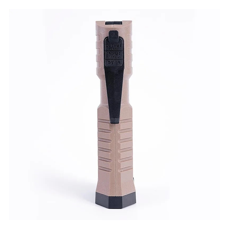 Lanterna de trabalho LED recarregável com função power bank LED/4W/5V IPX4 600 brilhante 2000 mAh