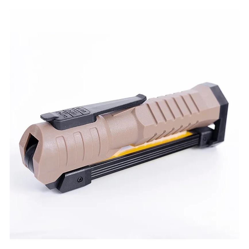 Lanterna de trabalho LED recarregável com função power bank LED/4W/5V IPX4 600 brilhante 2000 mAh