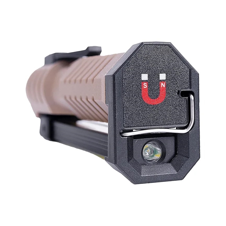 Lanterna de trabalho LED recarregável com função power bank LED/4W/5V IPX4 600 brilhante 2000 mAh