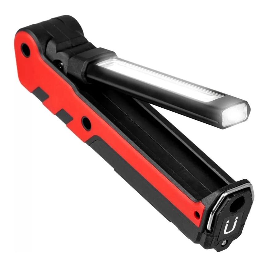 Lanterna de trabalho LED recarregável LED/5W/5V IPX2 360 brilhante 2000 mAh