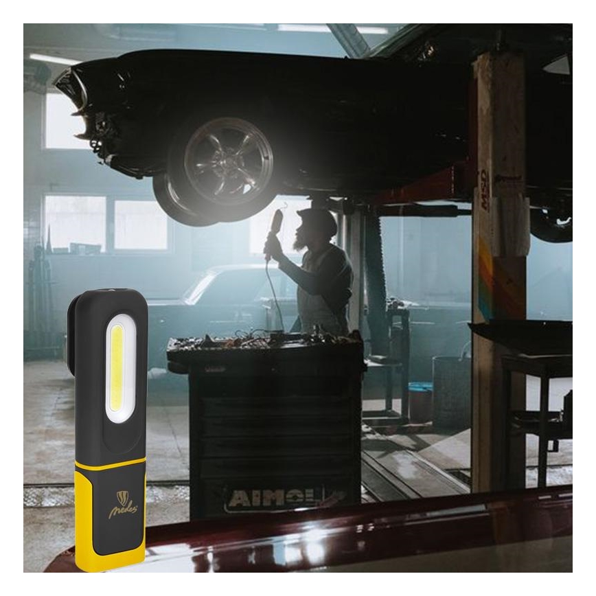 Lanterna de trabalho recarregável com regulação de intensidade LED LED/8W/5V IP44 420 lm 1200 mAh