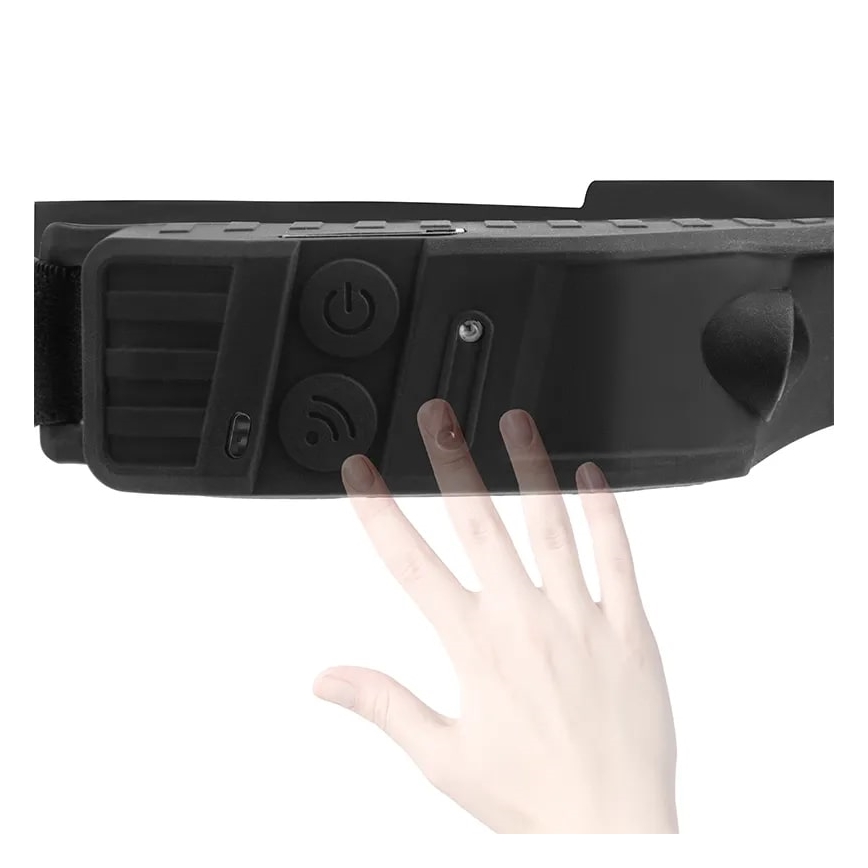Lanterna frontal recarregável LED regulável com sensor LED/8W/5V IP44 570 lm 2000 mAh