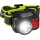 Lanterna frontal LED recarregável regulável com sensor e luz vermelha LED/6W/5V/3xAAA IP66 500 lm 1200 mAh