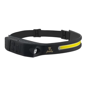 Lanterna frontal recarregável LED regulável com sensor LED/8W/5V IP44 570 lm 2000 mAh