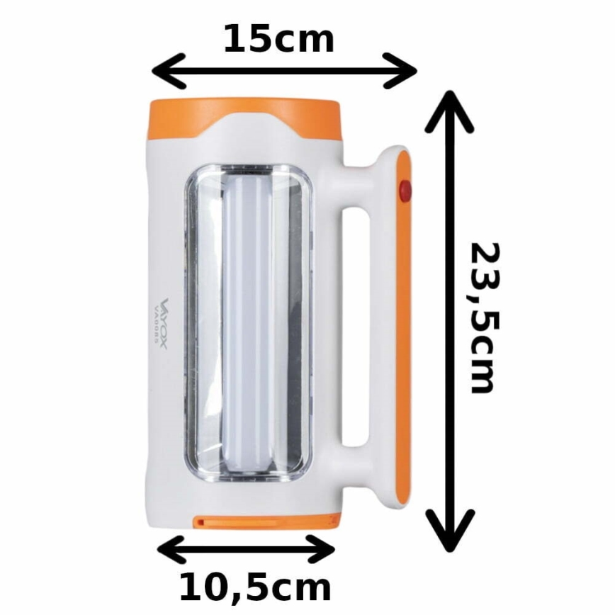 Lanterna LED com regulação 2em1 com função power bank LED/5W/230V 3500 mAh