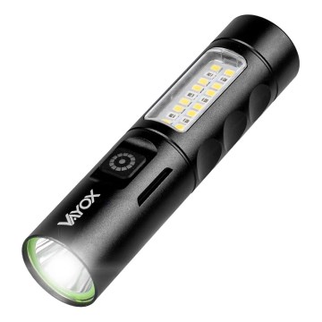 Lanterna LED com regulação e luz vermelha LED/5W/5V IPX4 250 brilhante 2000 mAh