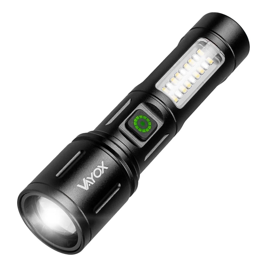 Lanterna LED com regulação e luz vermelha LED/5W/5V IPX4 260 brilhante 2000 mAh