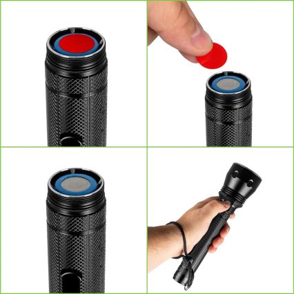 Lanterna LED com regulação LED/20W/5V IPX5 1570 brilhante 8400 mAh