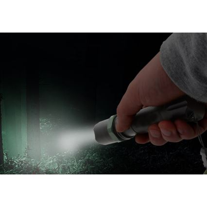Lanterna LED LED/3W/3xAAA IP44 preto