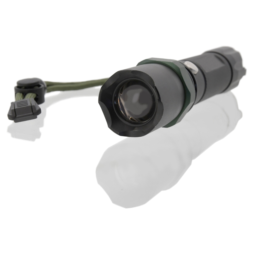 Lanterna LED LED/3W/3xAAA IP44 preto