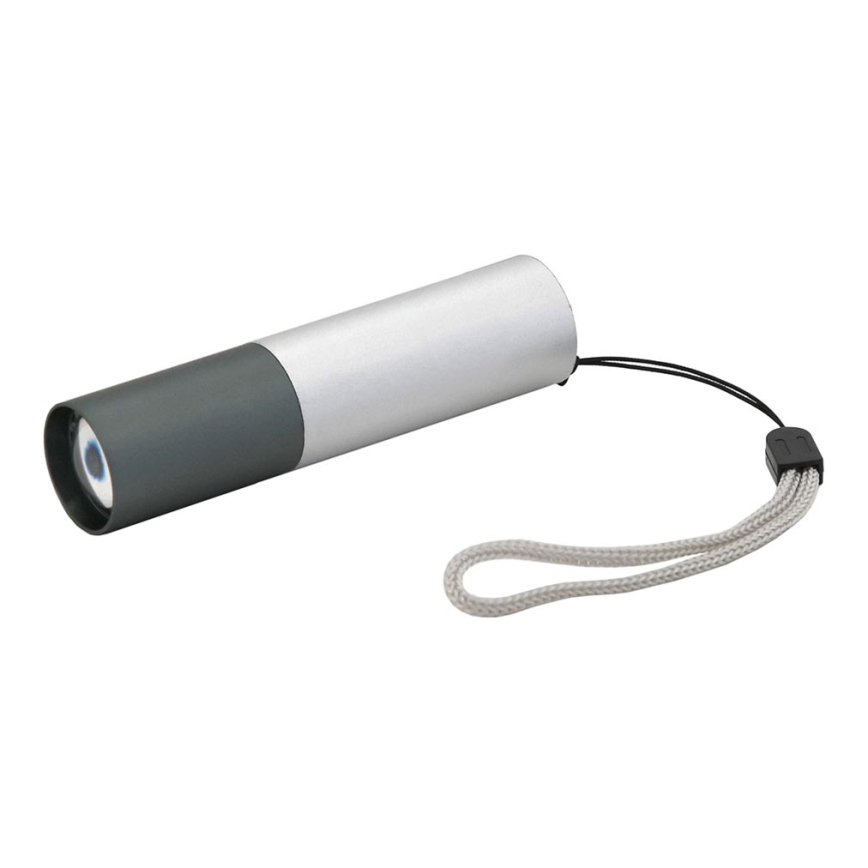 Lanterna LED LED/400mAh branca/cinzenta