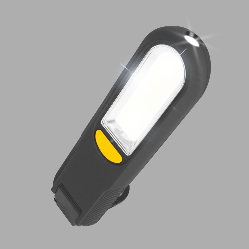 Lanterna magnética LED/3W/3xAAA