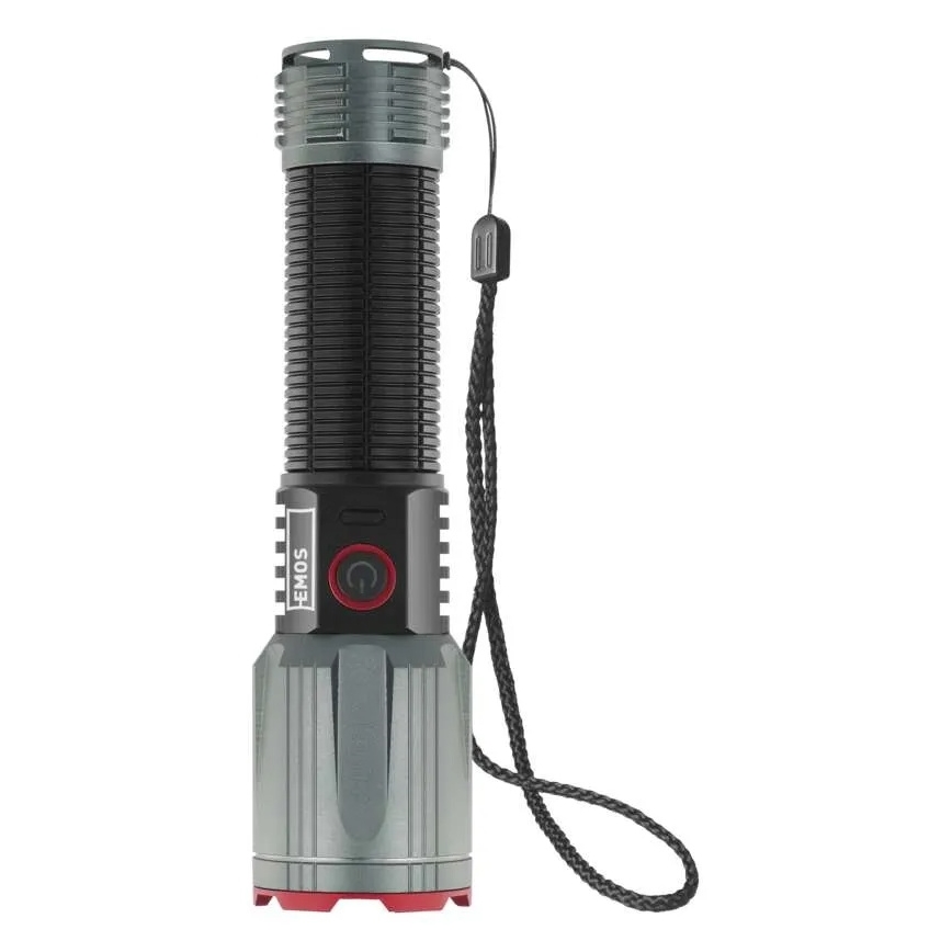 Lanterna metálica recarregável LED/5V 3000 brilhante 5000 mAh IP43
