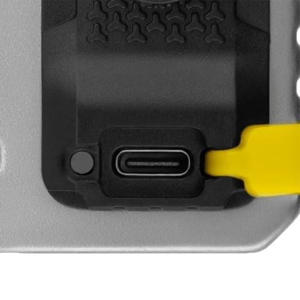 Lanterna multifunções recarregável e regulável LED/1W/5V IP44 400 mAh 50 lm