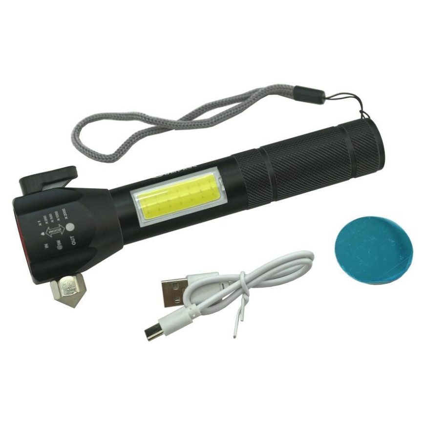 Lanterna recarregável LED/3W/5V 200 lm 1200 mAh