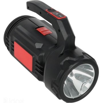 Lanterna recarregável LED/5V 500 lm 1200 mAh preta