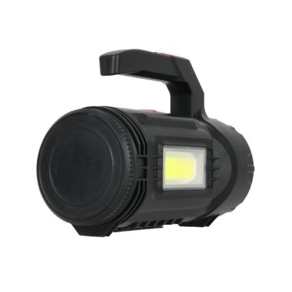 Lanterna recarregável LED/5V 500 lm 1200 mAh preta