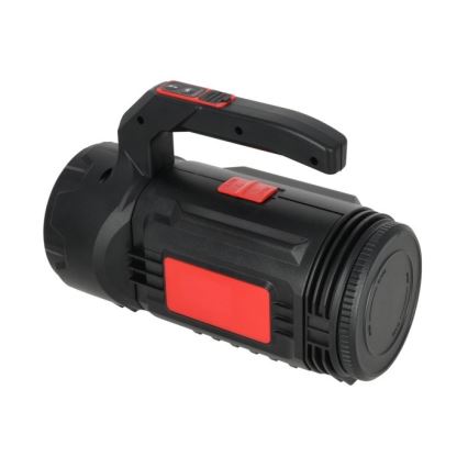 Lanterna recarregável LED/5V 500 lm 1200 mAh preta