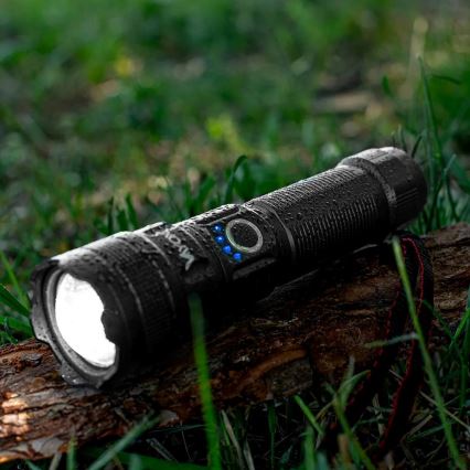Lanterna LED regulável e com power bank LED/10W/5V IPX4 600 brilhante 2000 mAh