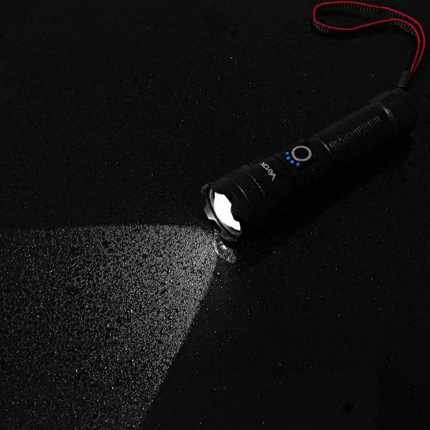 Lanterna LED regulável e com power bank LED/10W/5V IPX4 600 brilhante 2000 mAh
