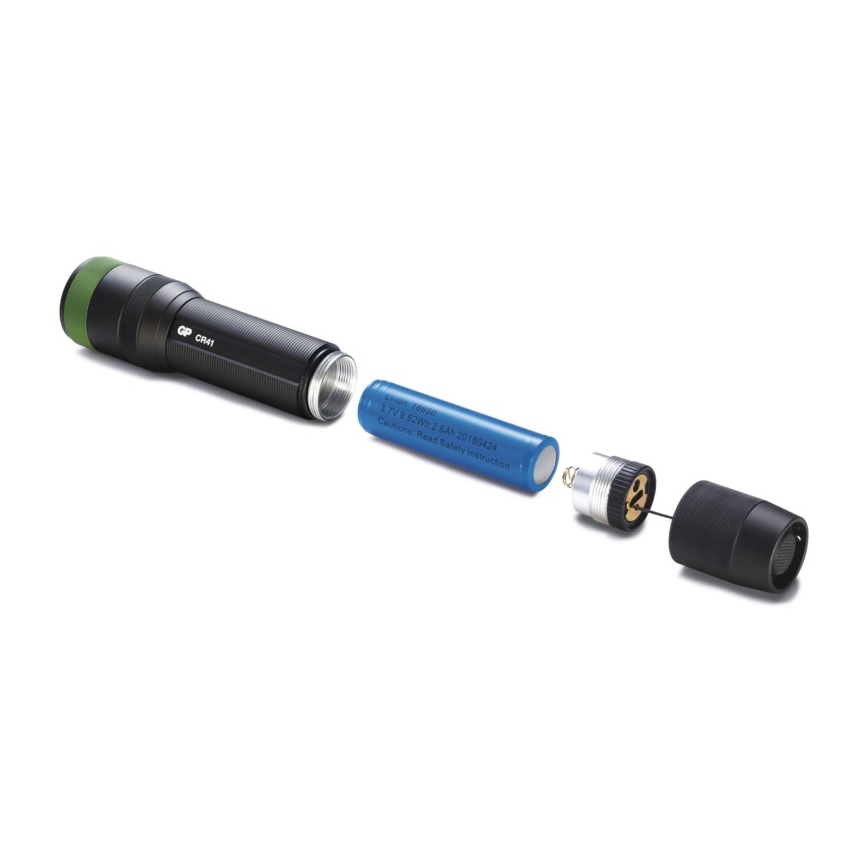 Lanterna recarregável LED GP DISCOVERY CR41 LED/Li-lon 3,7V IPX7