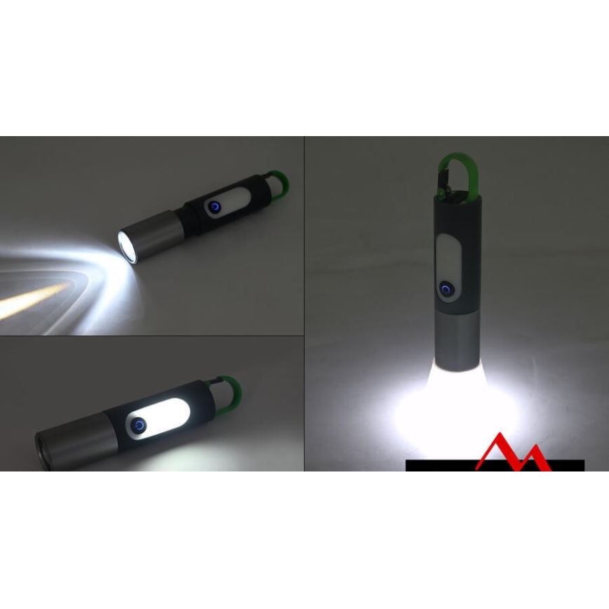 Lanterna recarregável LED LED/10W/3,7V 750 lm 10h