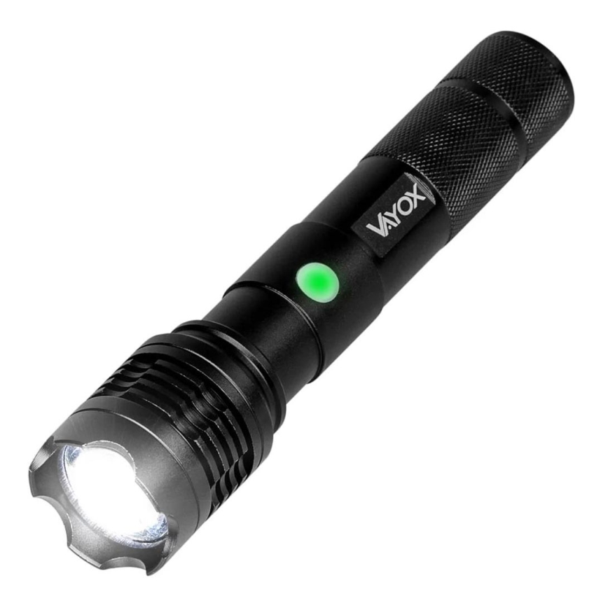 Lanterna recarregável LED LED/10W/5V IPX4 800 brilhante 1200 mAh