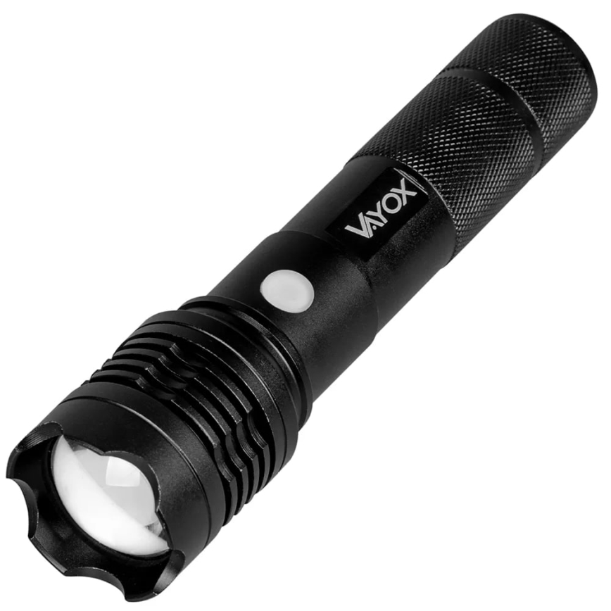 Lanterna recarregável LED LED/10W/5V IPX4 800 brilhante 1200 mAh