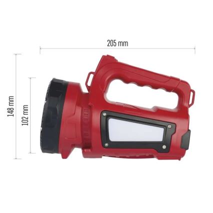 Lanterna recarregável LED LED/3,7V IP44 1000 lm 15000mAh