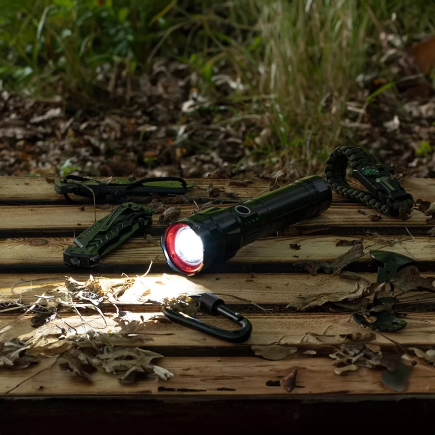 Lanterna LED regulável com power bank função LED/30W/5V IPX5 1060 brilhante 5000 mAh