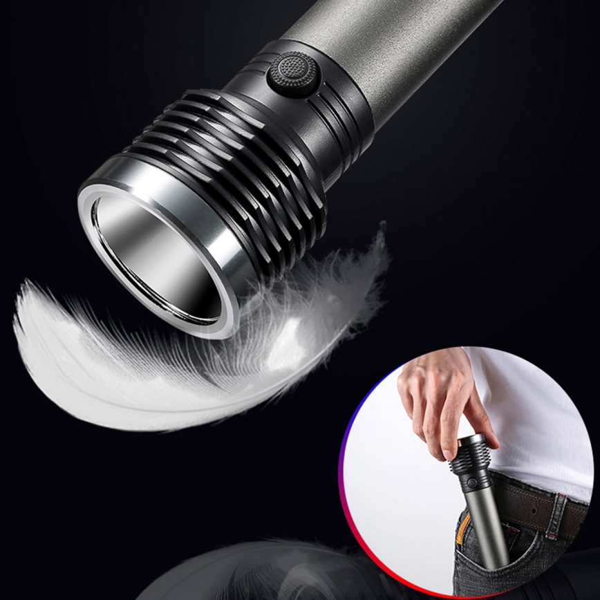 Lanterna recarregável LED LED/4,5W/3,7V 1200 mAh