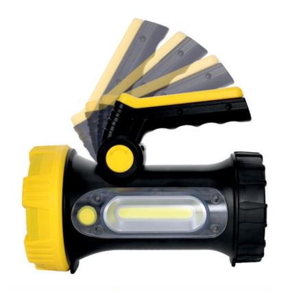 Lanterna recarregável LED LED/5W/4000mAh + LED/3W