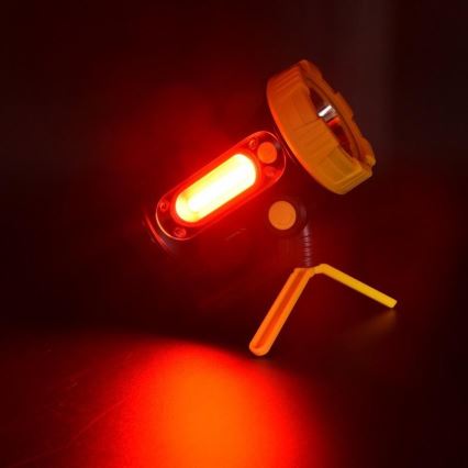 Lanterna recarregável LED LED/5W/4000mAh + LED/3W