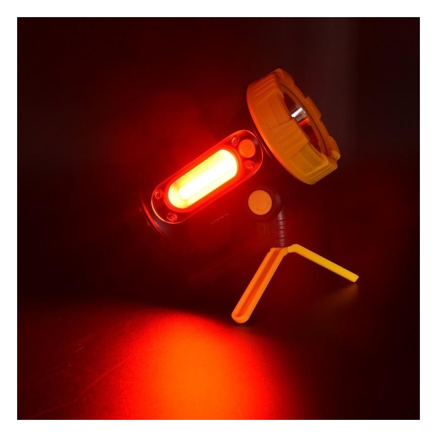 Lanterna recarregável LED LED/5W/4000mAh + LED/3W