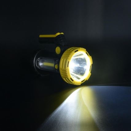Lanterna recarregável LED LED/5W/4000mAh + LED/3W