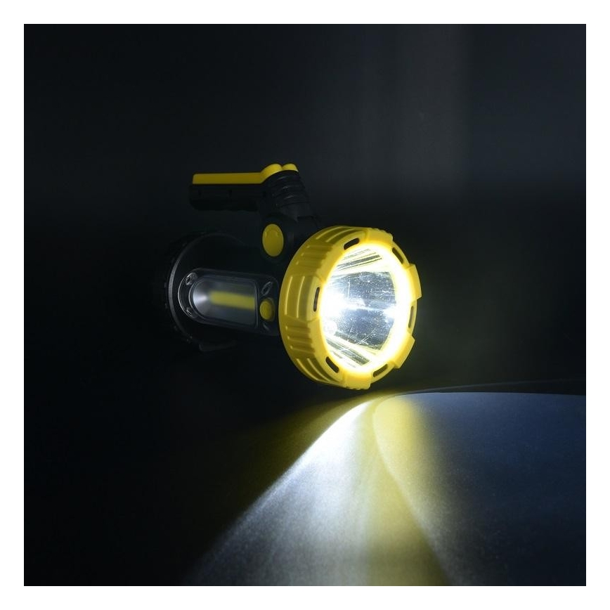Lanterna recarregável LED LED/5W/4000mAh + LED/3W
