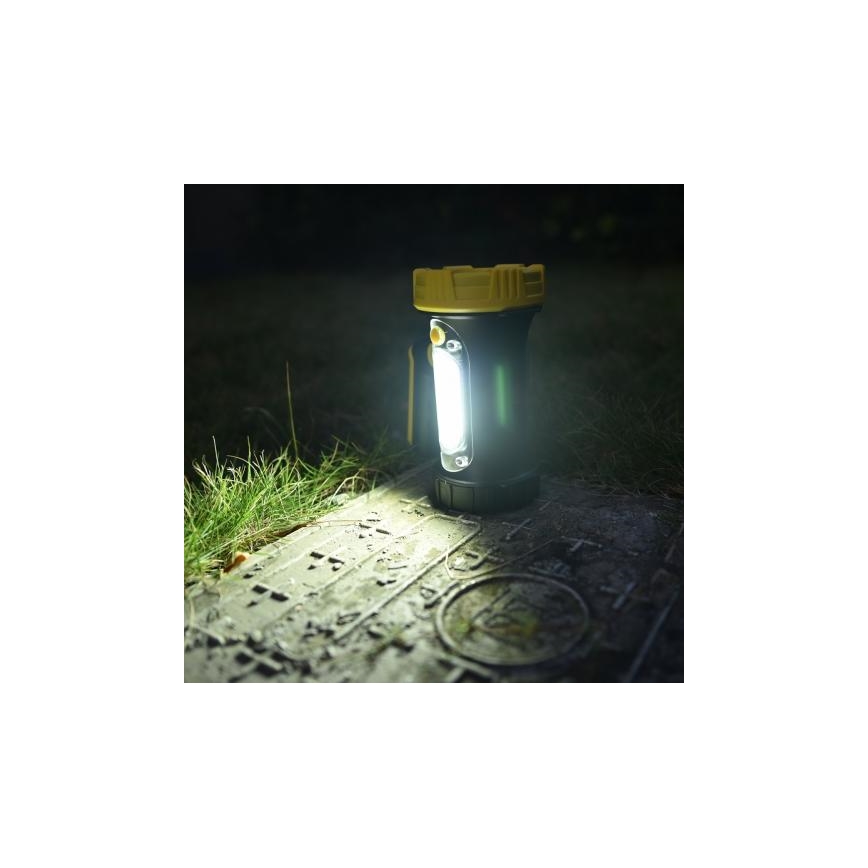 Lanterna recarregável LED LED/5W/4000mAh + LED/3W