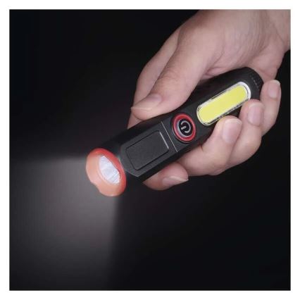Lanterna recarregável LED LED/USB/3,7V 120 lm 400 mAh