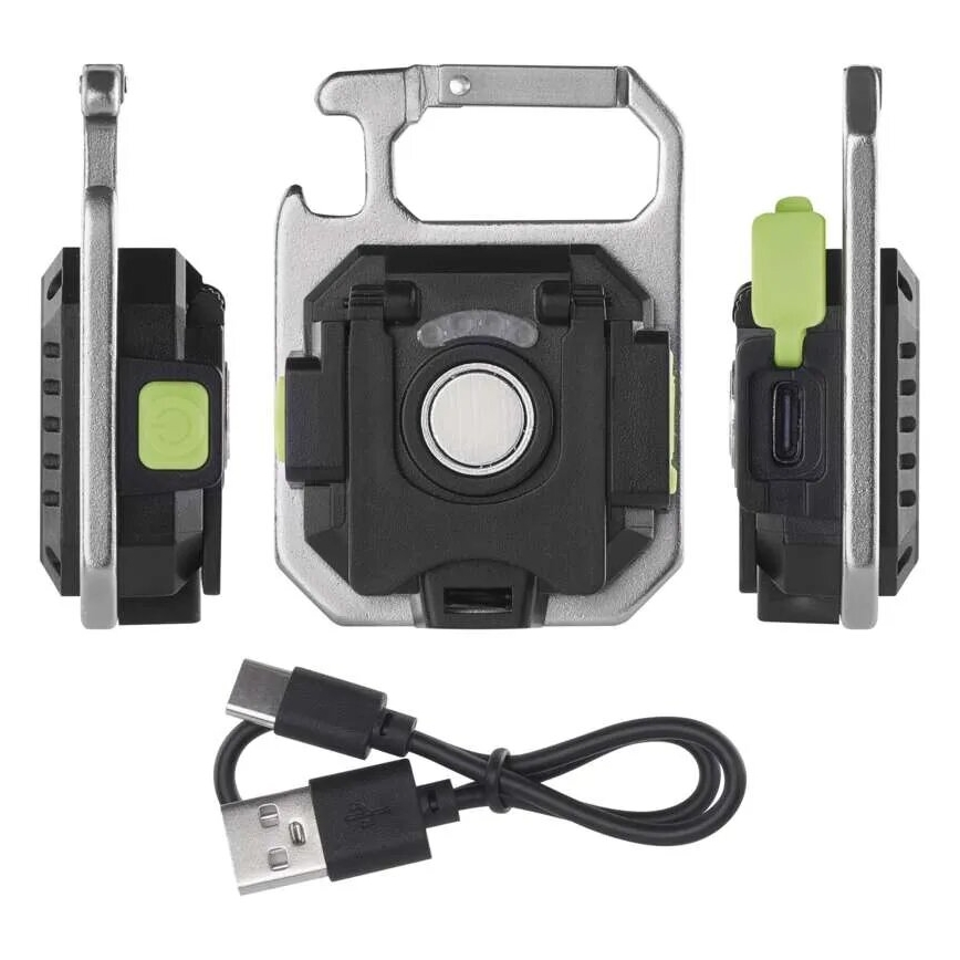 Lanterna recarregável LED LED/USB/3,7V 750 lm 500 mAh