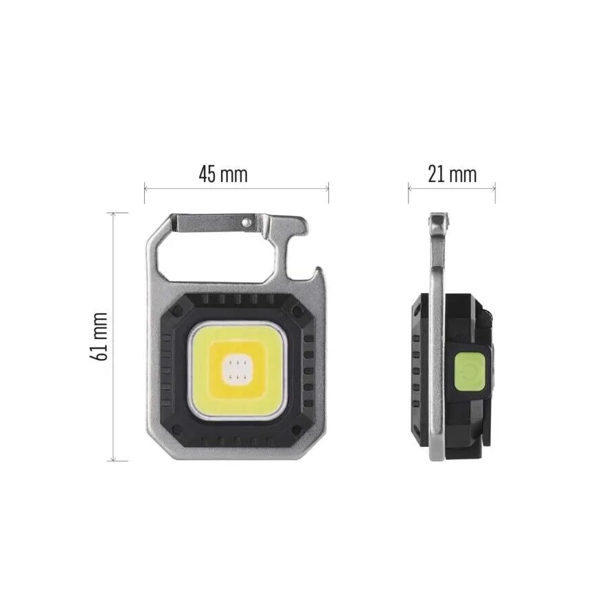 Lanterna recarregável LED LED/USB/3,7V 750 lm 500 mAh