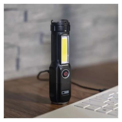 Lanterna recarregável LED LED/USB/3,7V IP44 150 lm 1200mAh
