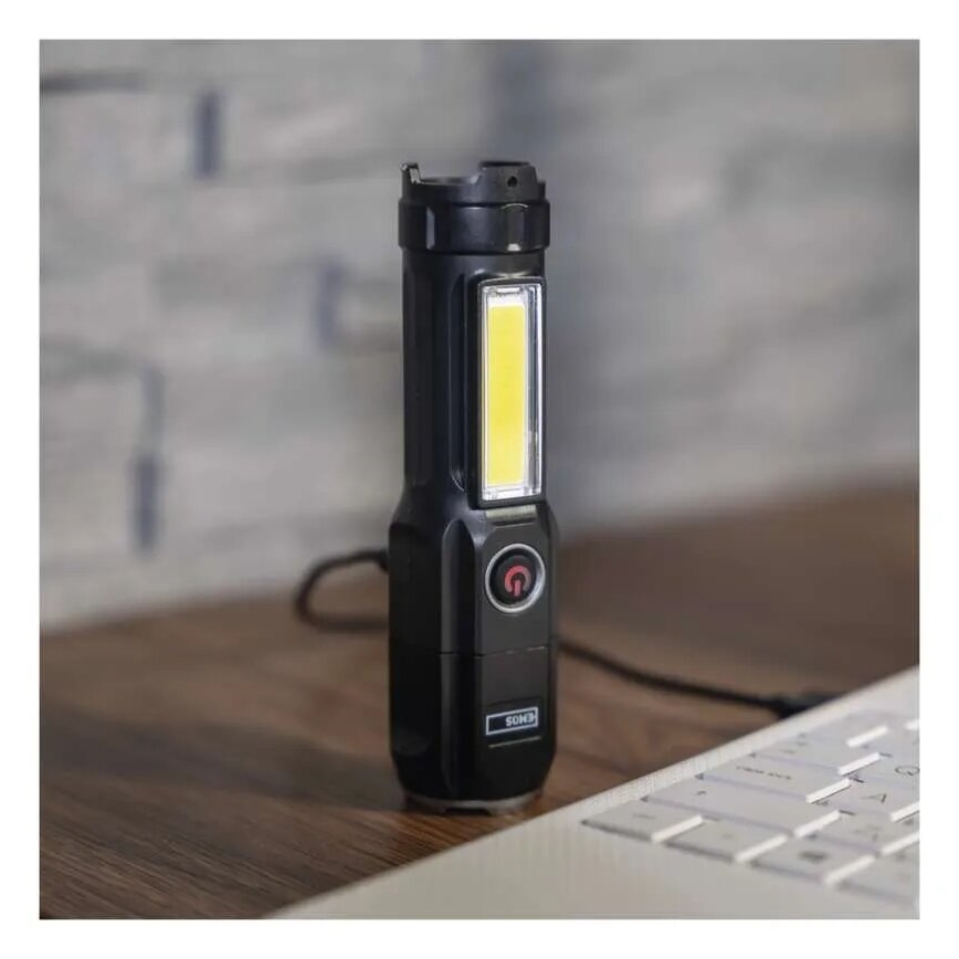 Lanterna recarregável LED LED/USB/3,7V IP44 150 lm 1200mAh