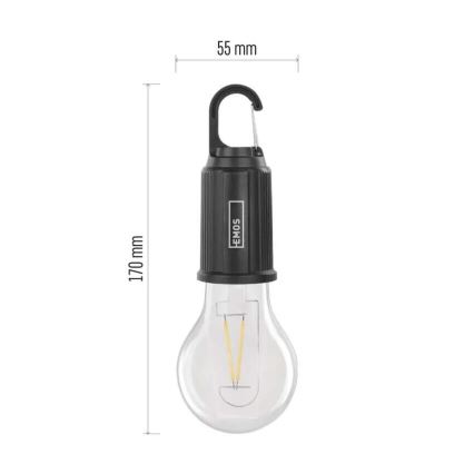 Lanterna recarregável LED LED/USB IP44 90 lm 400mAh