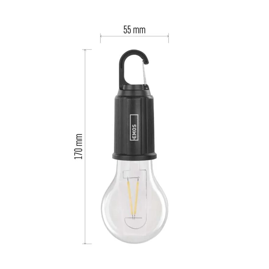 Lanterna recarregável LED LED/USB IP44 90 lm 400mAh