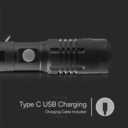 Lanterna recarregável LED USB LED/10W/5V IP54 1000 lm