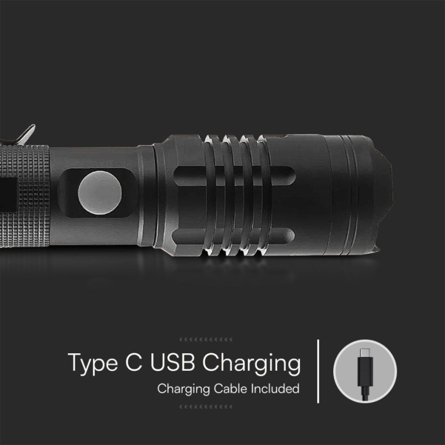 Lanterna recarregável LED USB LED/10W/5V IP54 1000 lm