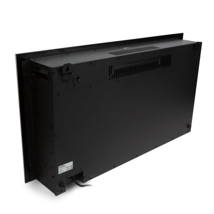 Lareira elétrica de parede LED com aquecimento LED/2000W/230V 48x91 cm + controlo remoto